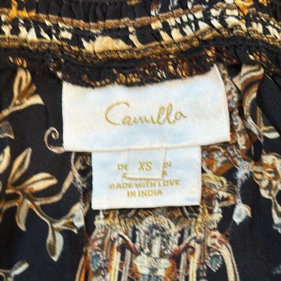 New Camilla Off Shoulder Mini Dress in Easy Tiger | REVOLVE XS - Picture 13 of 14